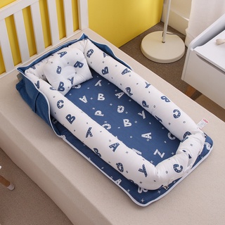Cotton Portable Crib Bed Newborn Foldable Backpack Crib Baby Bionic Bed Breathable Sleep Nest #8