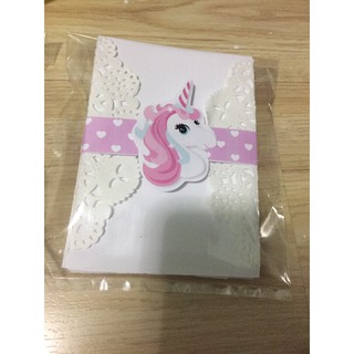 10pcs cover with blank card Character invitation #2