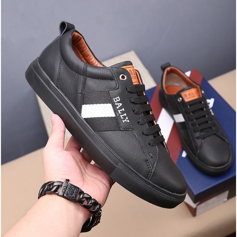bally shoes black