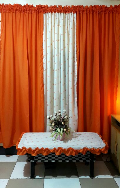 Cod Christmas Curtain Designs Set Shopee Philippines