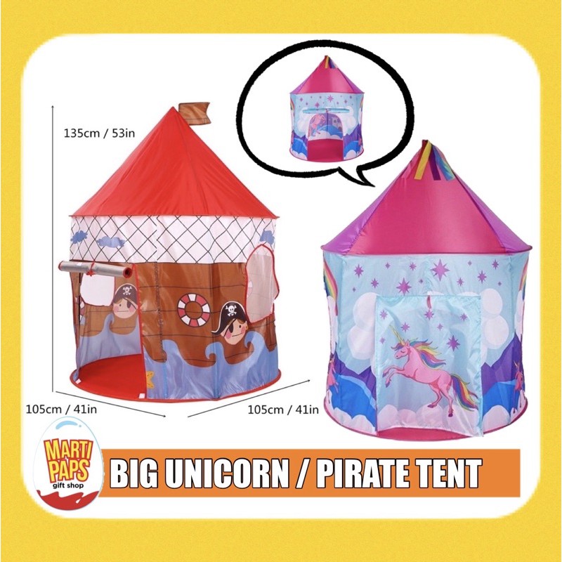 unicorn pop up tent
