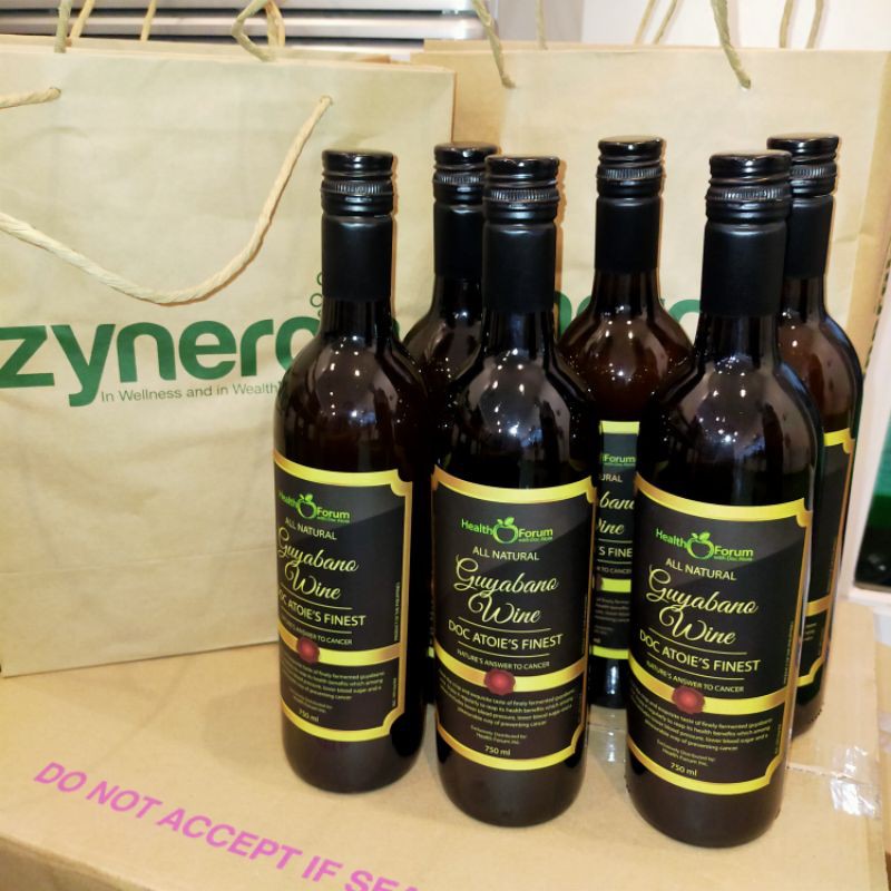 Zynergia Guyabano Wine By Doc Atoie 750ml Shopee Philippines