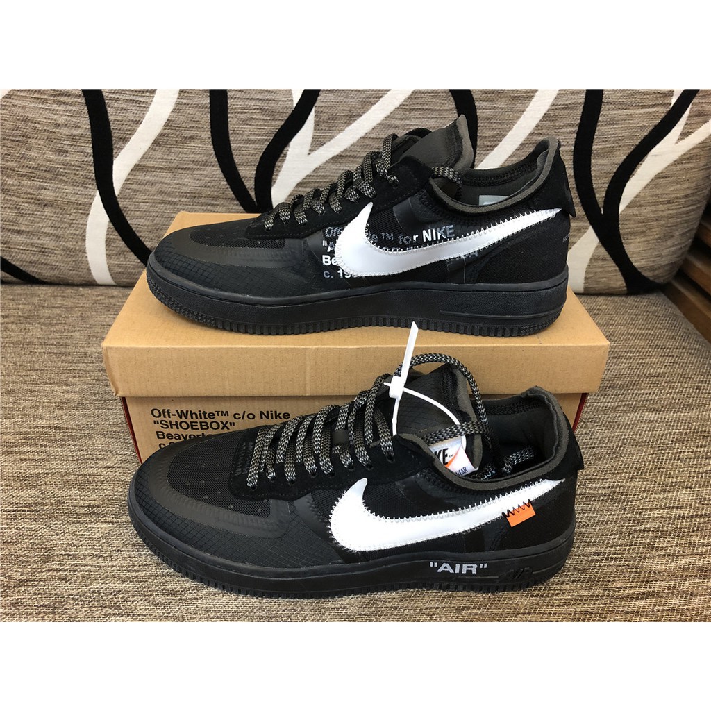 nike air force 1 black x off white