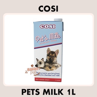 Cosi Pet's Milk for Dogs and Cats Lactose Free 1L Tetrapack For All Breeds All Life Stages