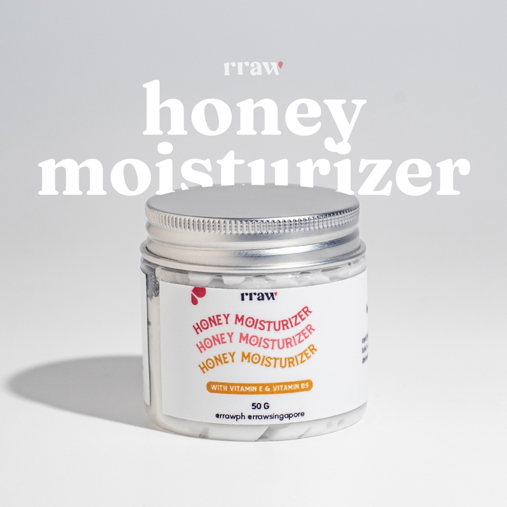RRAW Skin Care Honey Face Moisturizer Organic Natural Serum SPF Cream