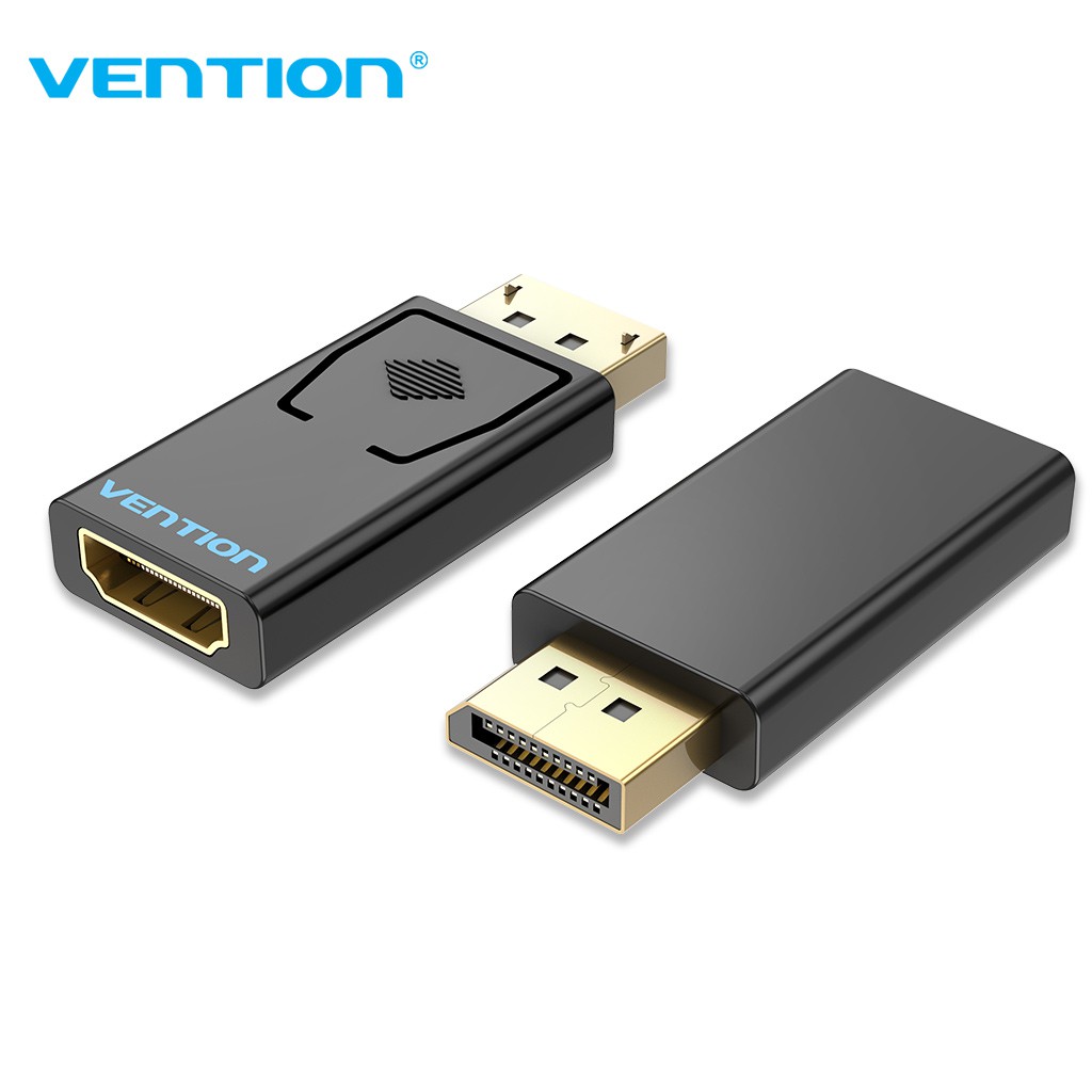 Vention DP to HDMI Adapter 4K DP Male to HDMI Female Video Audio ...