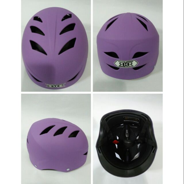 RxR Motorcycle Nutshell Helmet matte purple Shopee 