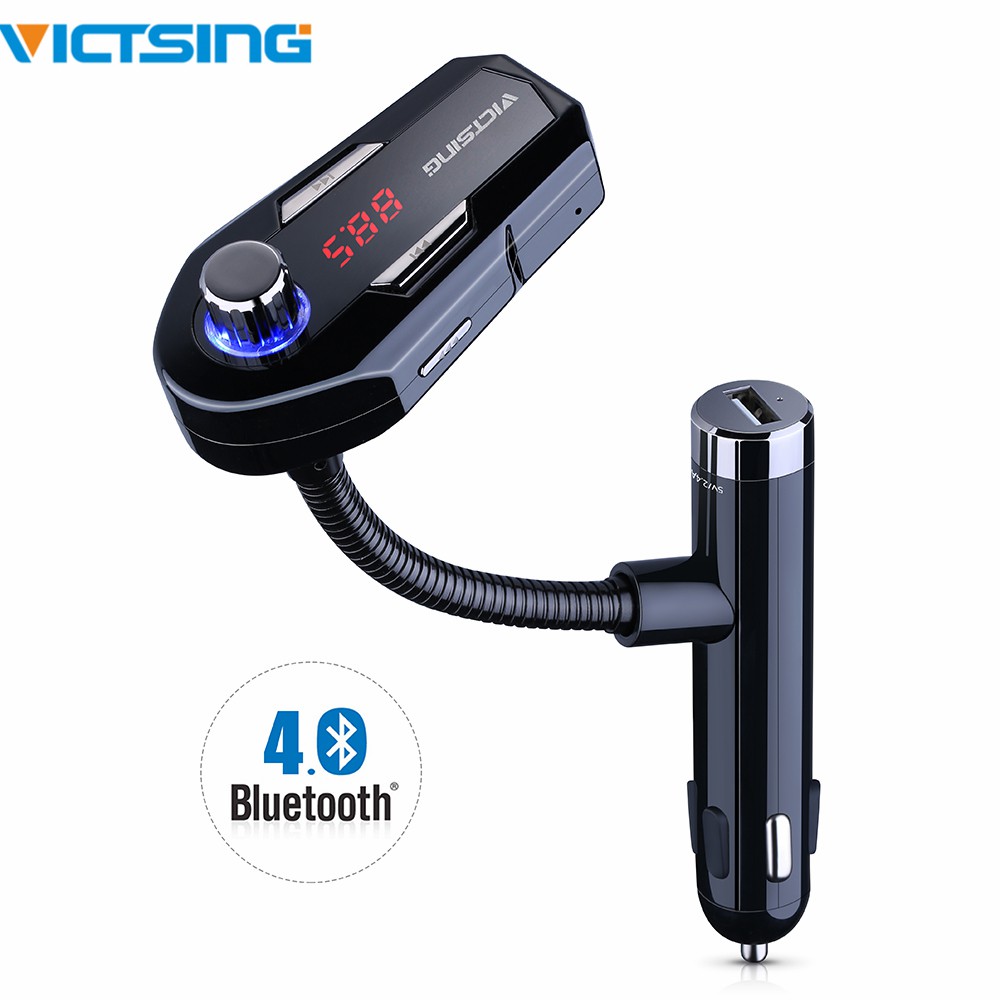 VICTSING Bluetooth FM Transmitter for Car Wireless Receiver FM25 car