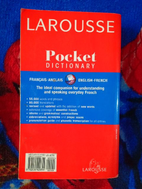 Larousse French English Bilingual Dictionary Shopee - 