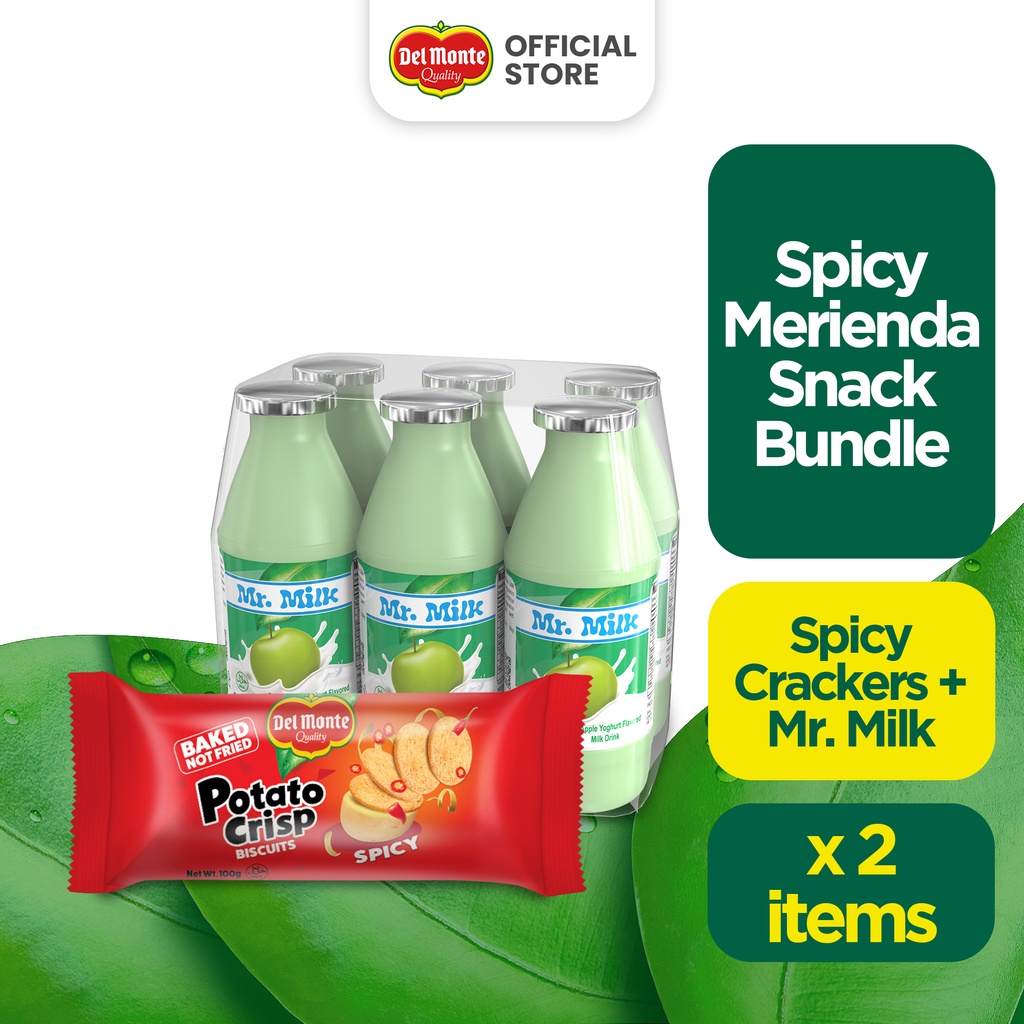 DEL MONTE Snack and Relax Combo 6 x 2 Items (Potato Crisp Spicy + Mr