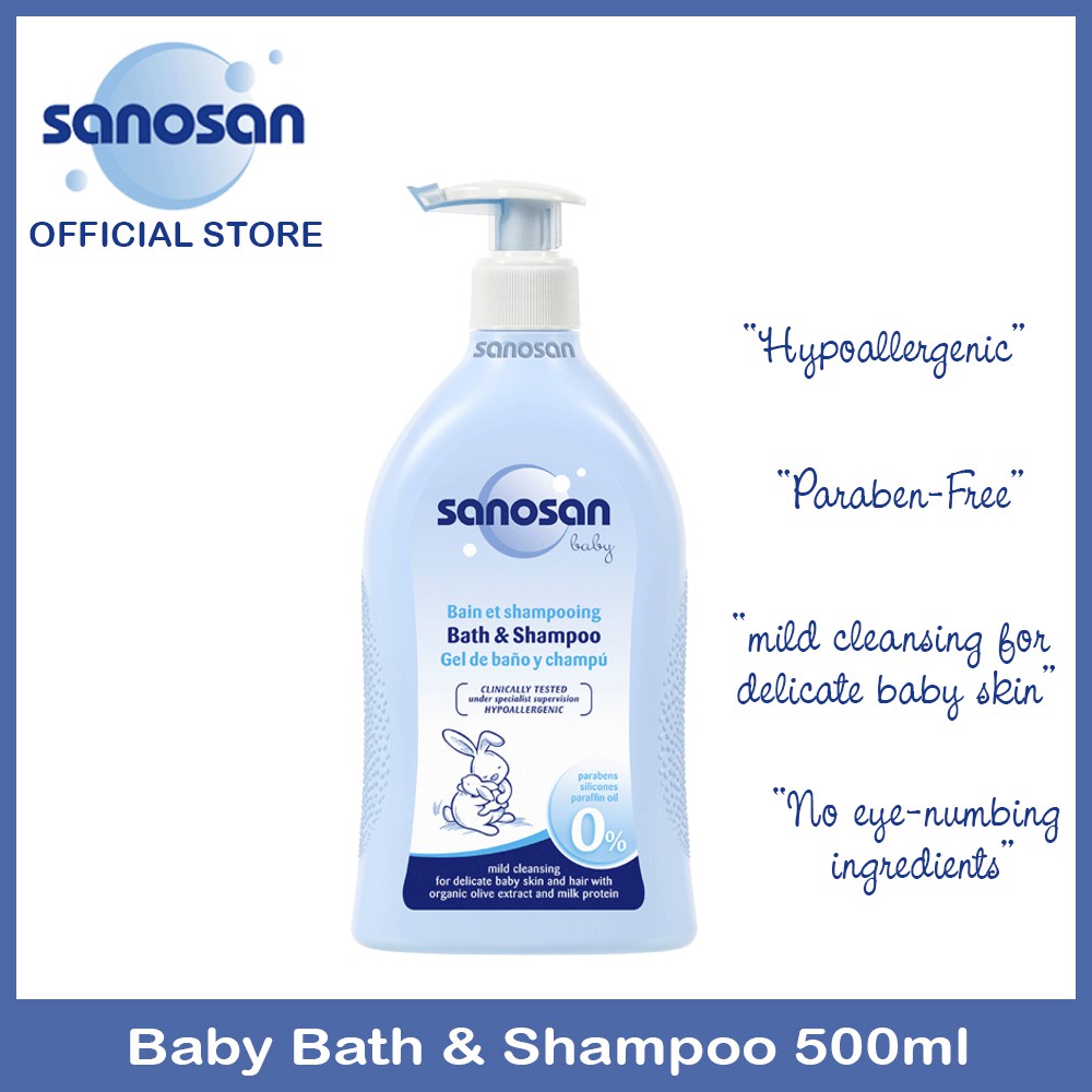 sanosan baby bath & shampoo