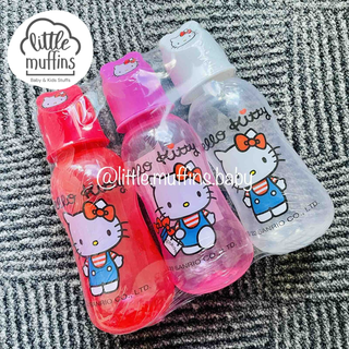 New!! Hello Kitty Baby F. Bottle 12oz Reg. Neck w/ Silicone Nipples 3's Pack (White, Red & Pink) #3