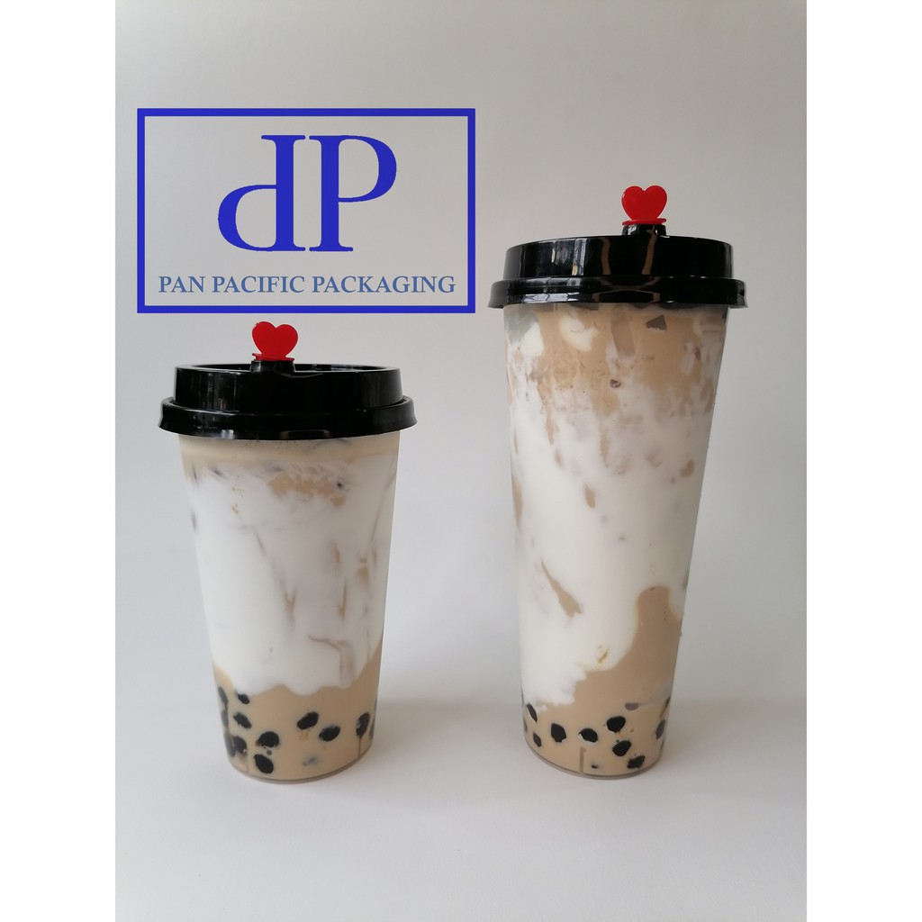 Milktea Hard Cups 500cc, 700cc with LID Shopee Philippines