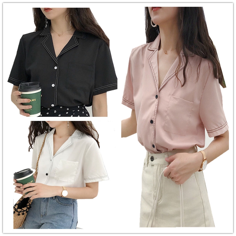 black office shirt womens