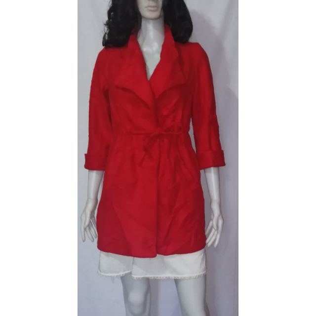 red trench coat cheap