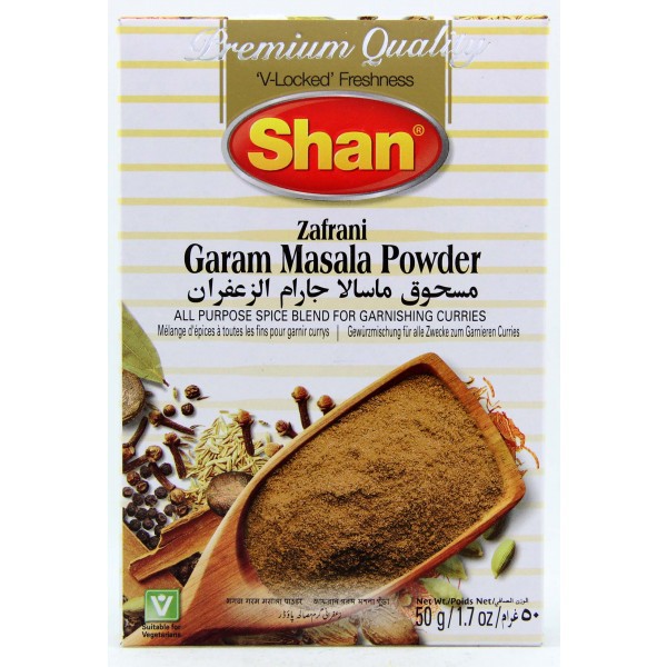 Shan Zafrani Garam Masala Hot Spicy Powder From Pakistan (50g