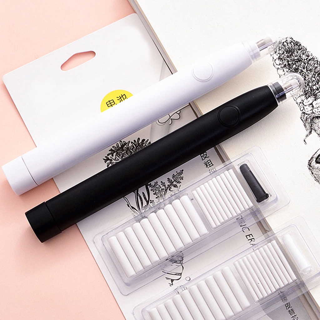 ART HUB Electric Pencil Eraser Set for Sketching with Refill (Art