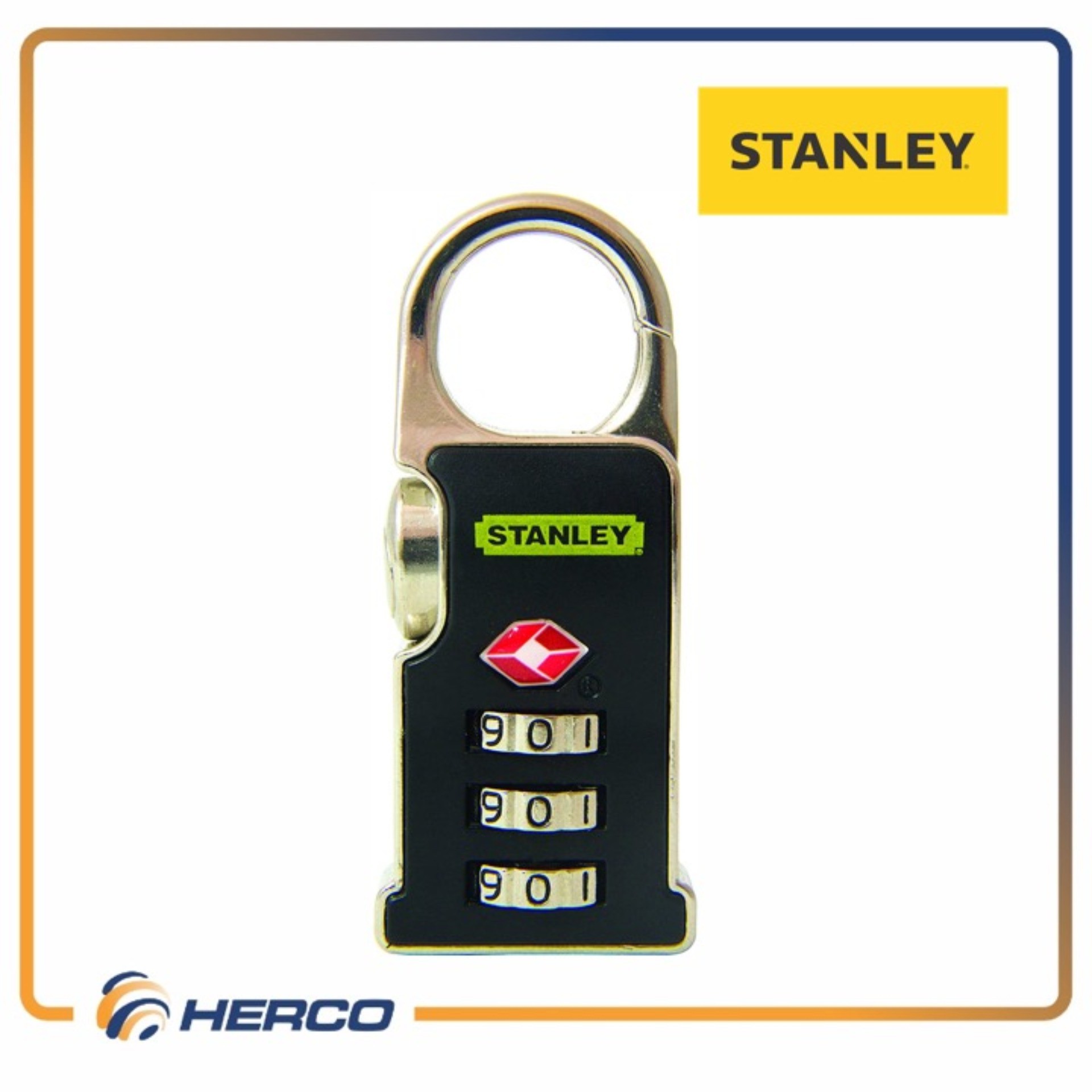 stanley combination padlock