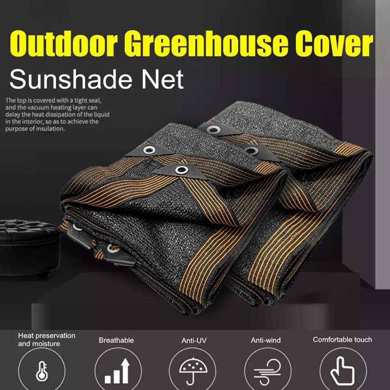 Anti-UV Sunshade Net Garden Net 90% Sunshade Plant Greenhouse Cover 1*2M/2*3M/3*5M