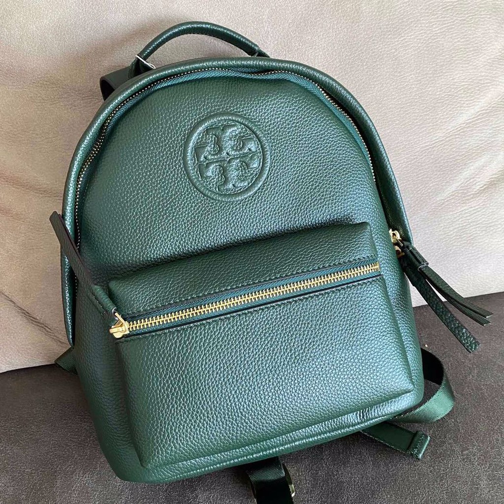 Tory Burch Perry Series 4 Colors Cowhide with Canvas Leisure Backpack |  Shopee Philippines