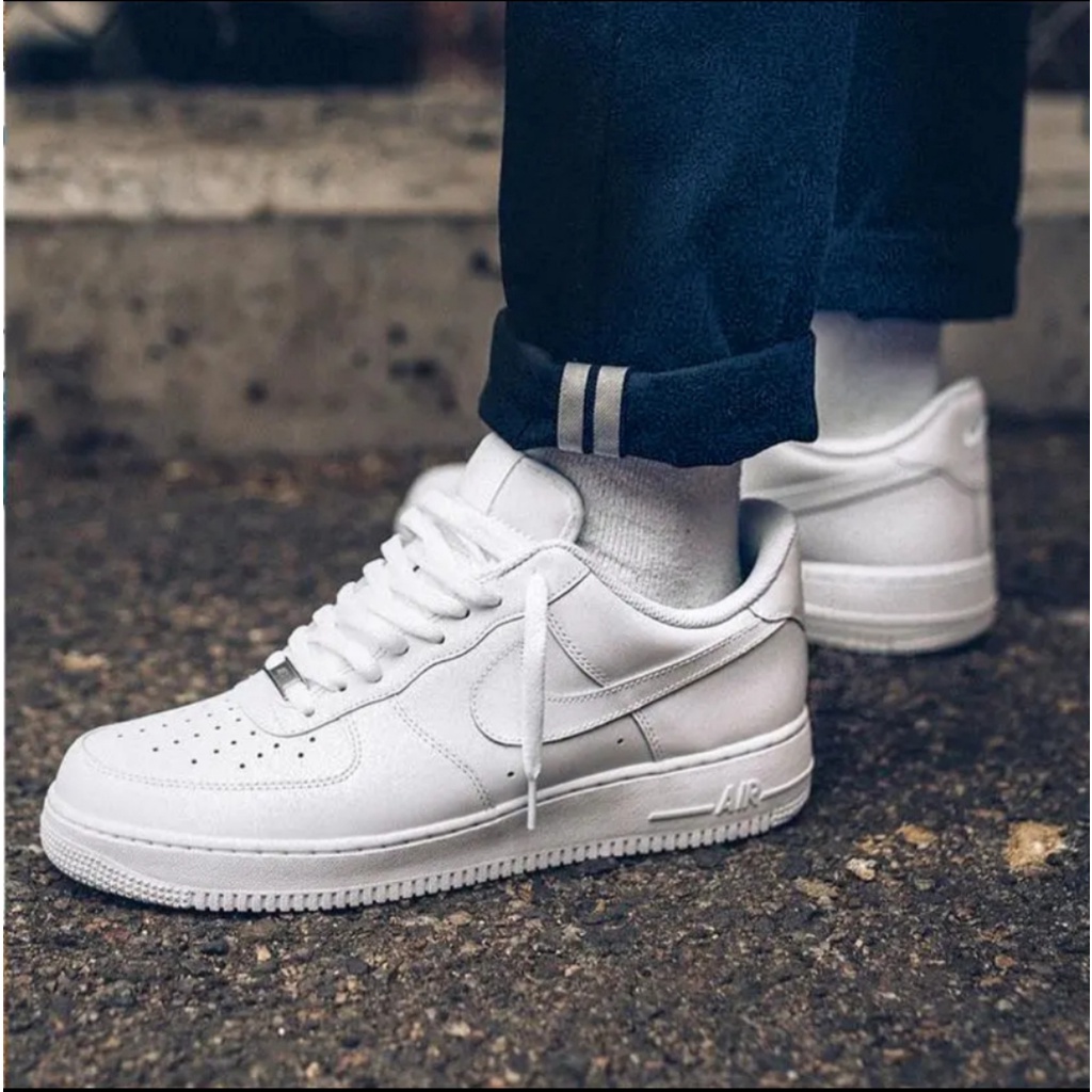 2022 White Air Force One Fashion Sneakers Lowcut shoes | Shopee Philippines