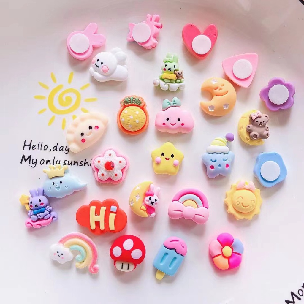 3D Water Bottle Stickers Cartoon Cute Three-dimensional Resin DIY ...