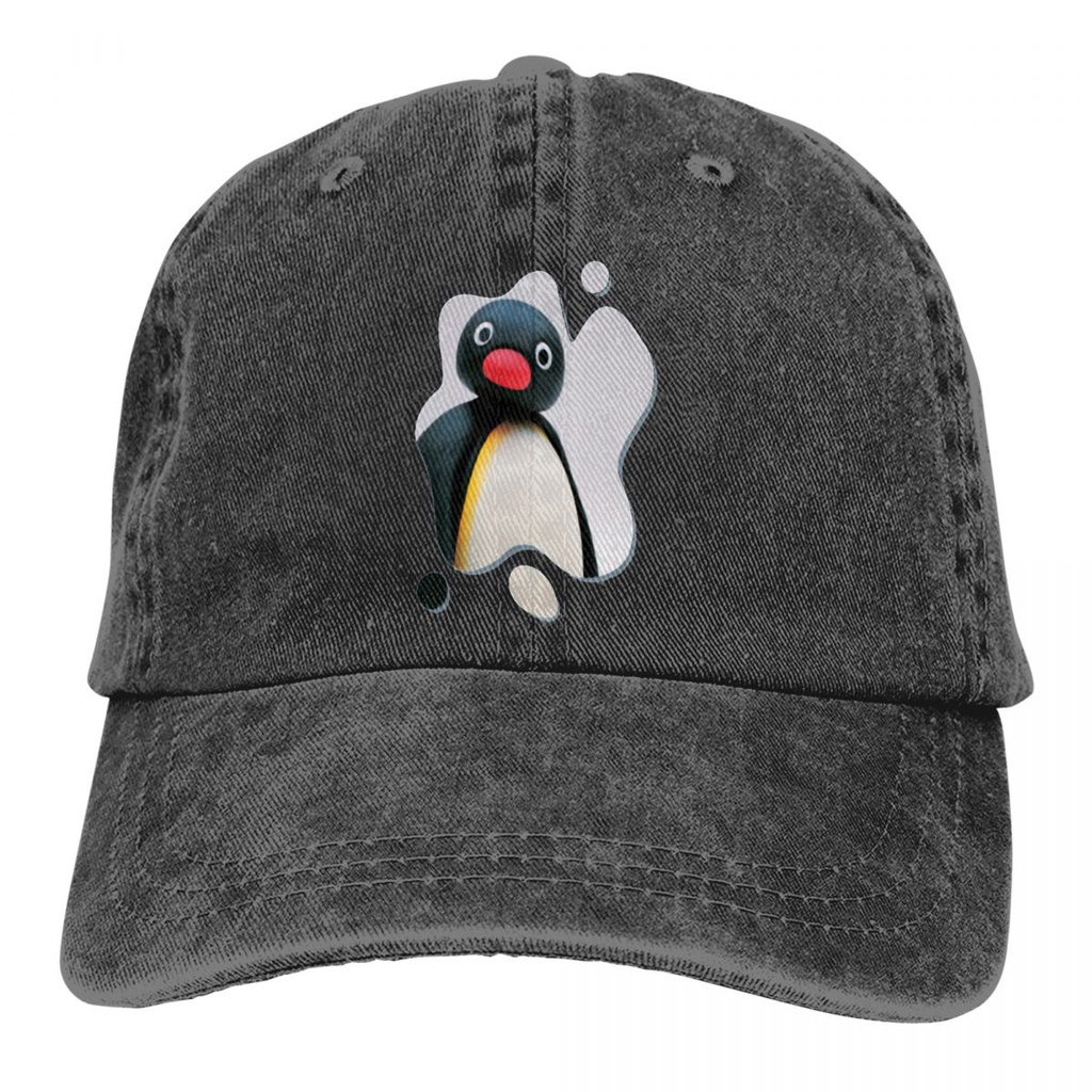 Classic and unique Pingu Pinga Clay Animation Multicolor Hat Peaked Women's Cap Kawaii Personalized Visor Protection Hats 966729