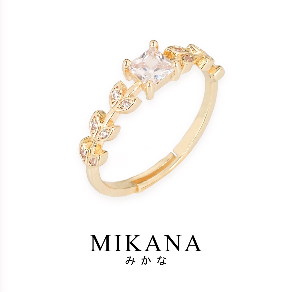 Mikana Valentines Promise Ring 18k Gold Plated Etanaru Ring Accessories