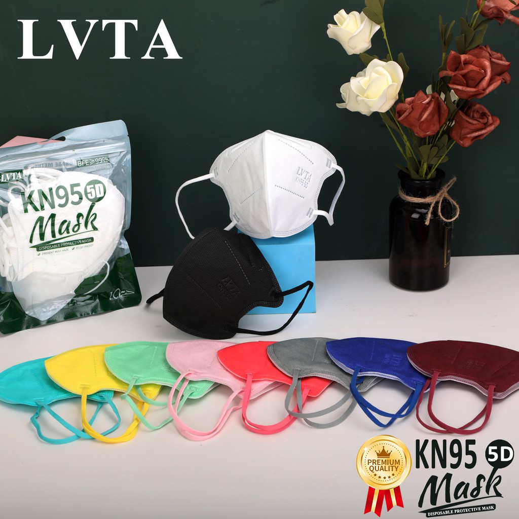 Mask KN95 Face Mask Mouth lvta 5D 5Layers Masks AntiDust Shopee