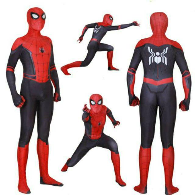 Spider-Man: Far From Ho Toddler Kid Spiderman Jumpsuit Bodysuit Kids ...