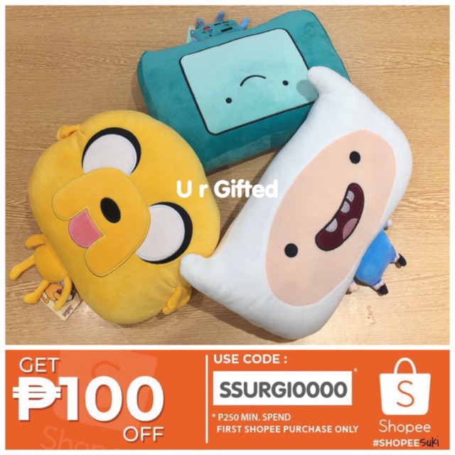 adventure time plush miniso