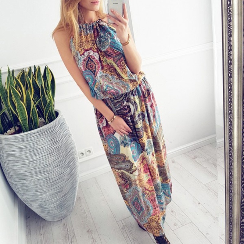 womens floral maxi dress