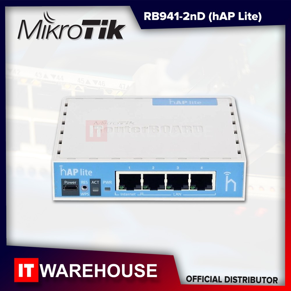 hAP Lite Mikrotik RB941-2nd with Wifi haplite - Classic - RB941 - RB ...