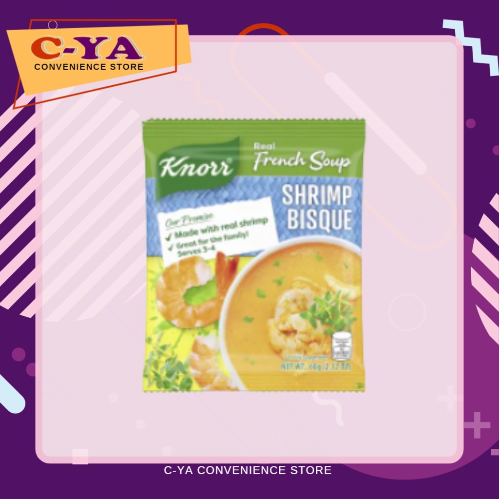 Knorr Real French Soup Shrimp Brisque 60g Shopee Philippines