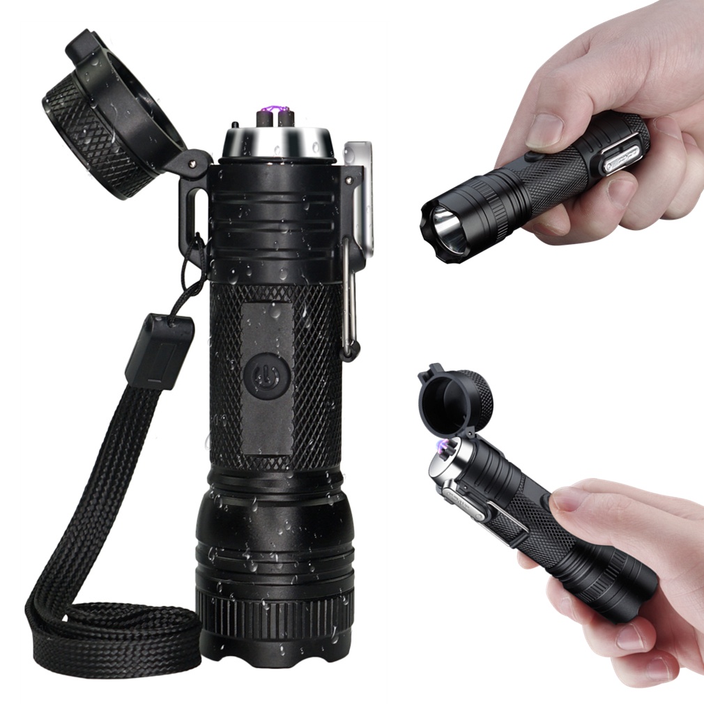 Lafagiet Outdoor USB Electronic Lighter IP67 Waterproof Electric Plasma