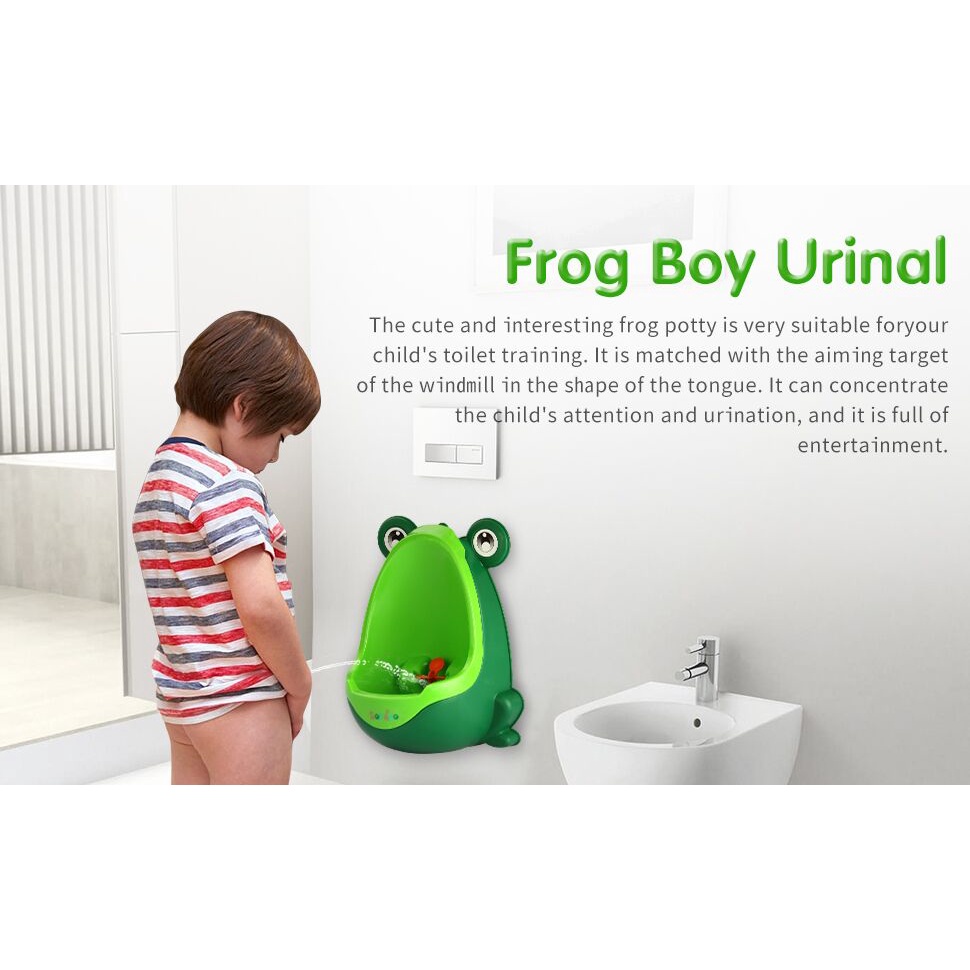 Blue Cute Cow Urinal Potty Training for Boys with Funny Aiming Target/Portable Toilet Training Potty Urinal Pee Trainer Urine 