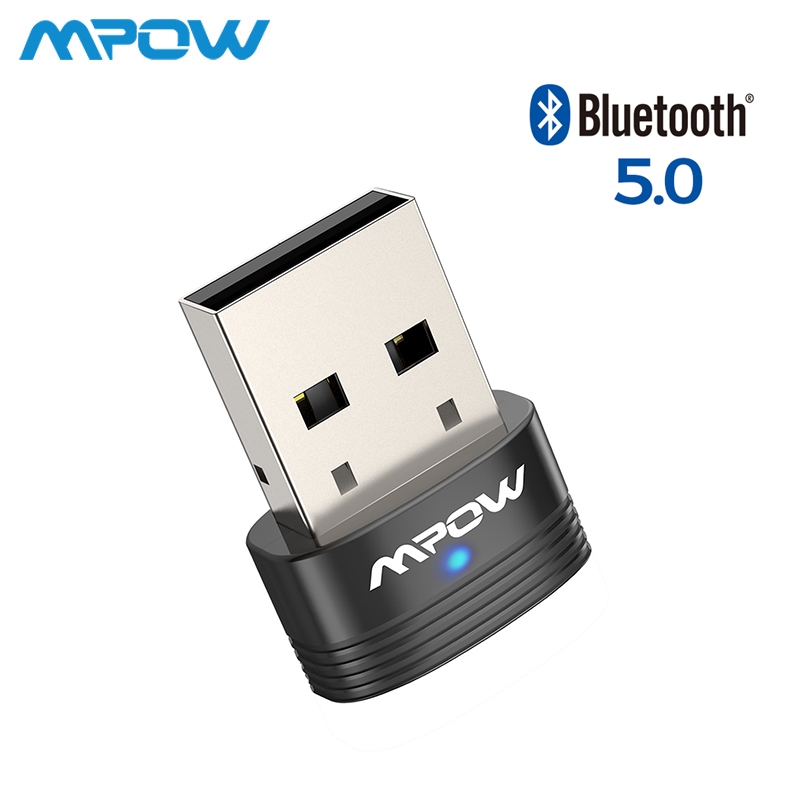 Mpow 456ab Bluetooth 5 0 Usb Adapter For Pc Bluetooth Dongle Receiver And Transmitter Supports Windows 7 8 1 10 Linux For Desktop Laptop Mouse Keyboard Printers Headsets Speakers Shopee Philippines