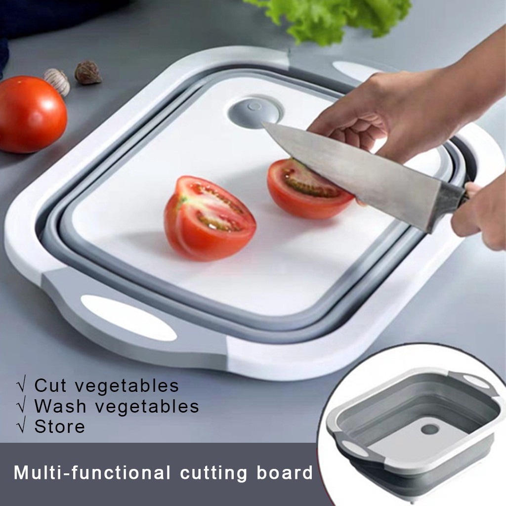hot selling# Multi-function Folding New Upgrade Vegetable Sink 3 in 1 Portable Cutting Board dqfy