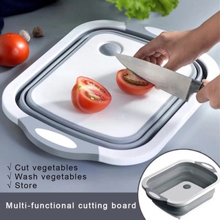 hot selling# Multi-function Folding New Upgrade Vegetable Sink 3 in 1 Portable Cutting Board dqfy #1