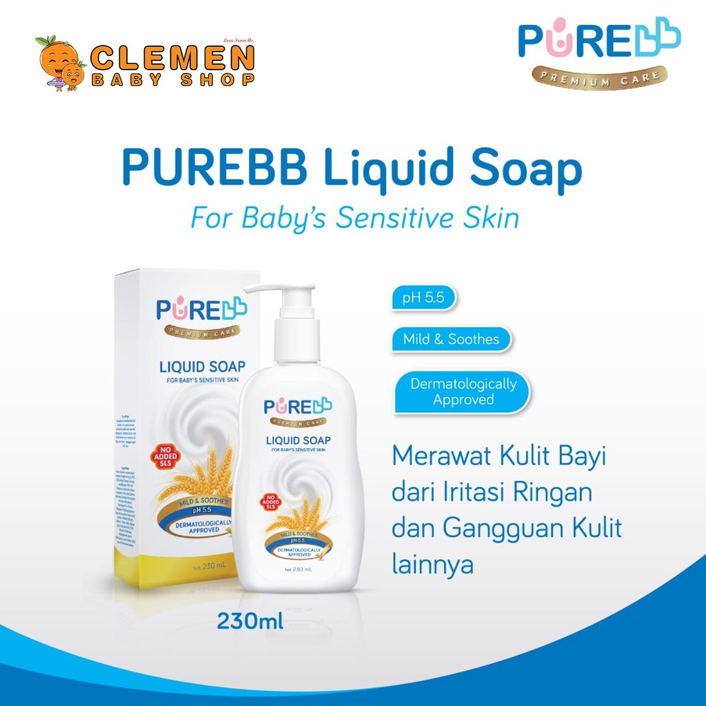 pure baby liquid soap 230ml