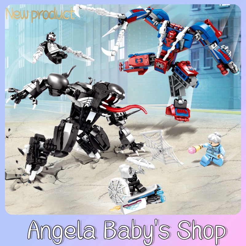 spider man venom robot lego