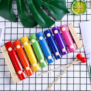 Hand Knocking Piano Music Instrument Kids Toys Eight-Tone Xylophone Musical Instrument Baby Gift