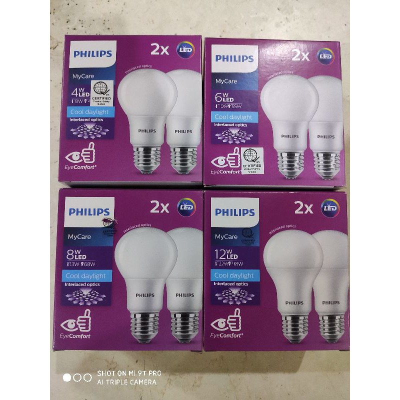 Philips Mycare Led Bulbs pack of 2s | Shopee Philippines