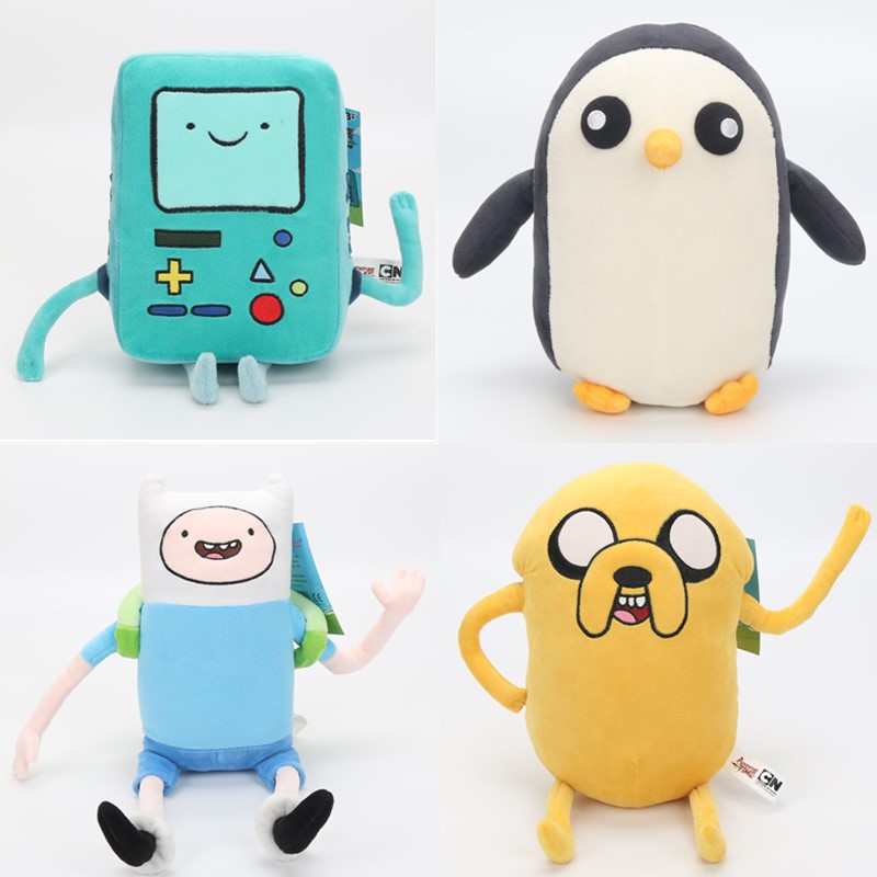 24-43cm Adventure time Plush Dolls Jake Finn Beemo BMO LSP ...