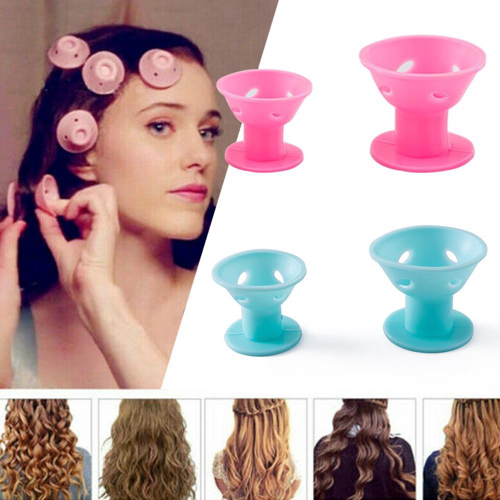 10pcs Magic Curlers Long Hair Spiral Curl Formers Leverage Rollers