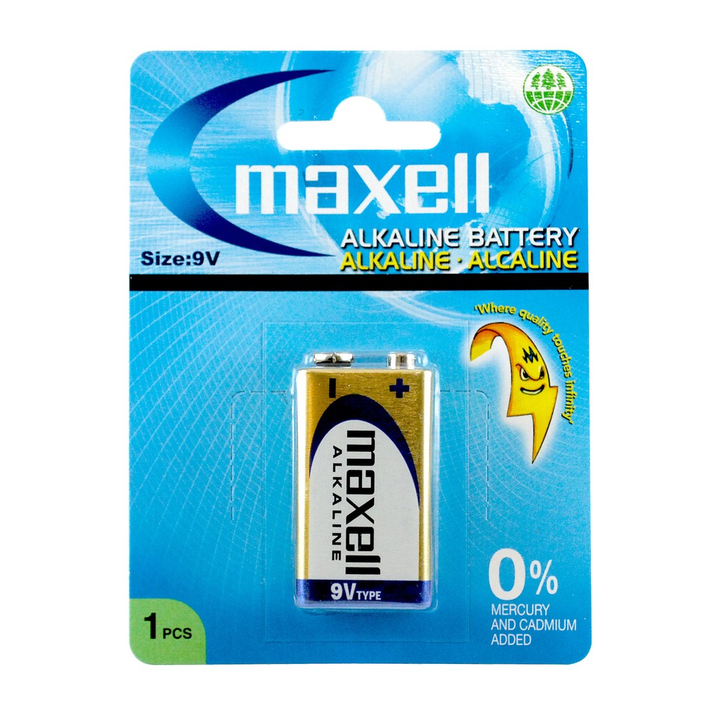 Maxell Alkaline 9 Volts Battery Shopee Philippines