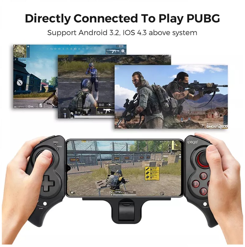 Ipega Pg9023S Upgraded Extending Handle Grip Wireless BT Game