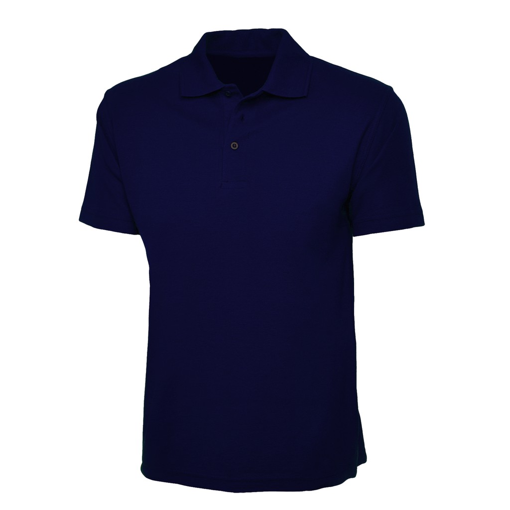 navy blue polo shirt