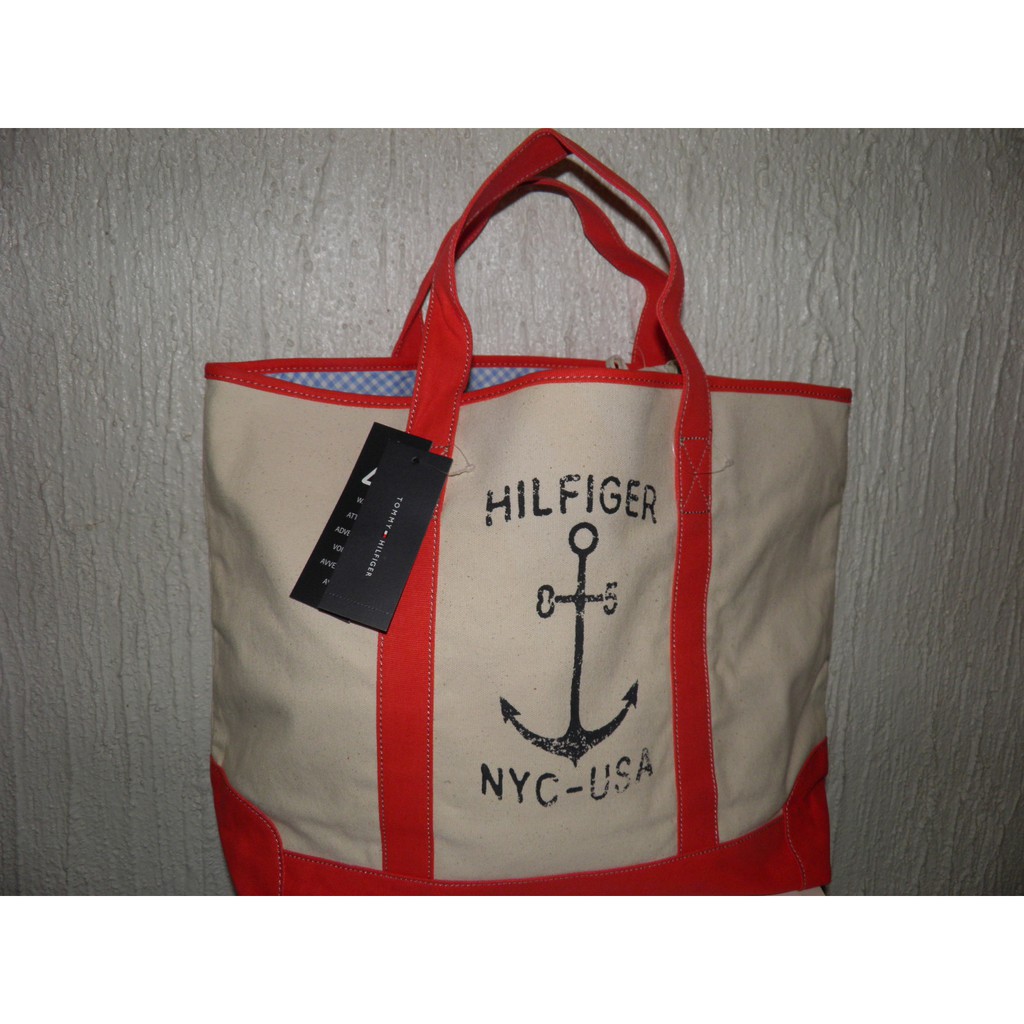 tommy hilfiger large tote bag