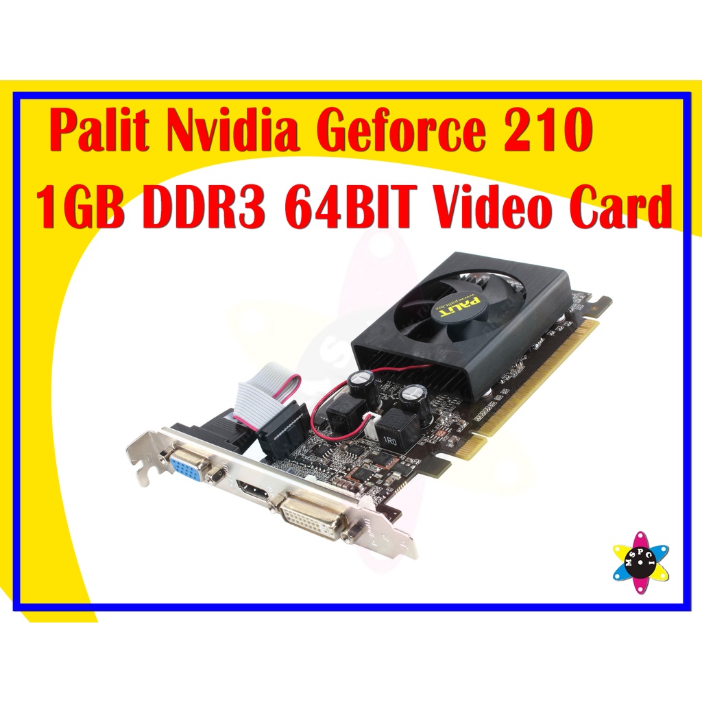 Palit Nvidia Geforce 210 1GB DDR3 64BIT Graphics Card (Used) Shopee